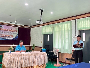 เป็นประธานพิธีเปิดโครงการ ส่งเสริมสุขภาพผู้สูงอายุ (ไม่ล่ม ไม่ลืม ไม่ซึมเศร้า กินข้าวอร่อย ) ประจำปี 2568