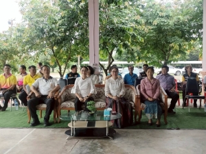 พิธีบวงสรวงสิ่งศักดิ์สิทธิ์เสริมสิริมงคล  ให้การหล่อเทียนพรรษา อำเภอนาเยีย